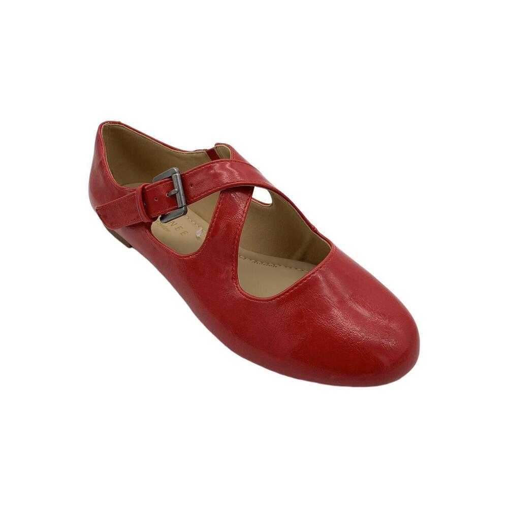 Journee Women's Ivanna Flats Red - Medium